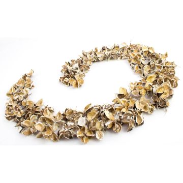 Ensemble d'écorches de fruits en coton CANDY, beige-blanc, 4 cm, Ø 6 cm