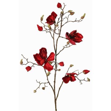 Branche de magnolia en tissu JACKA, rouge, 105cm Branche de magnolia en tissu JACKA, rouge, 105cm
