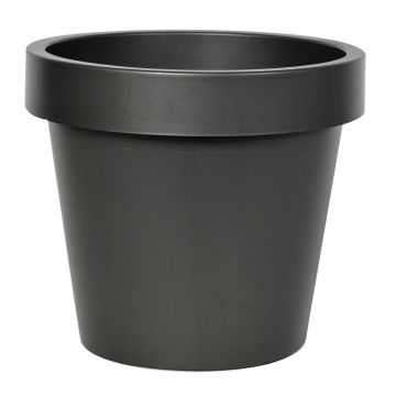 Cache-pot en plastique VOTHY, noir mat, 18 cm, Ø 20 cm Cache-pot en plastique VOTHY, noir mat, 18 cm, Ø 20 cm