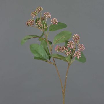 Branche de cornouiller synthétique PANGO avec bourgeons, vieux rose, 70cm, Ø7cm