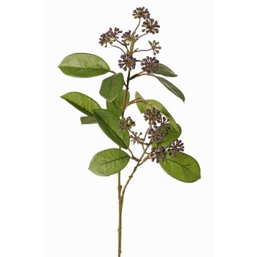 Branche de cornouiller synthétique PANGO avec bourgeons, lilas foncé, 70cm, Ø7cm