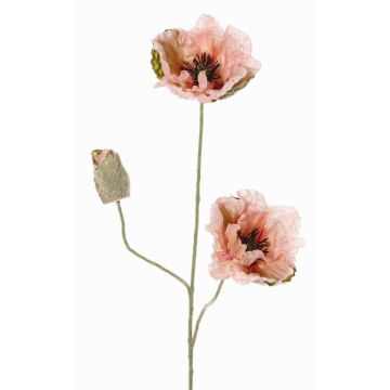 Coquelicot artificiel MODLING, rose, 75cm, Ø12cm Coquelicot artificiel MODLING, rose, 75cm, Ø12cm