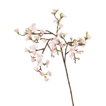 Branche de fleurs de pommier décorative SADAKA avec des fleurs, rose clair, 100cm