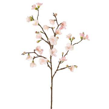 Branche de fleurs de pommier décorative SADAKA avec des fleurs, rose clair, 70cm