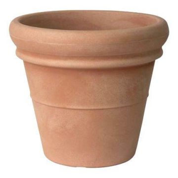 Pot de fleurs en plastique MYRDEN, couleur terre cuite, 61 cm, Ø 77 cm