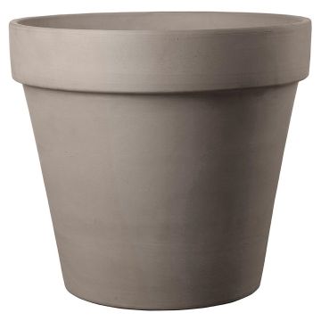 Pot de fleurs en terre cuite NUVENS, taupe, 70cm, Ø79cm Pot de fleurs en terre cuite NUVENS, taupe, 70cm, Ø79cm