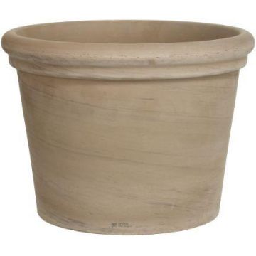 Pot de fleurs en terre cuite NORETH, veiné, marron, 32 cm, Ø 36 cm Pot de fleurs en terre cuite NORETH, veiné, marron, 32 cm, Ø 36 cm