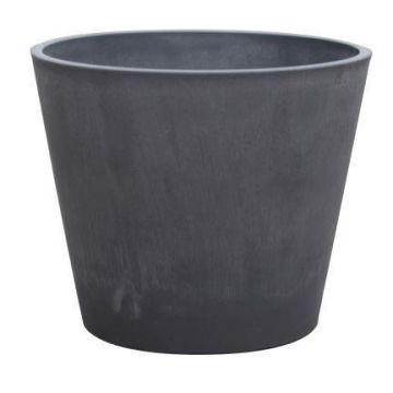 Pot de fleurs SUAVIA en béton de bois, anthracite, 49 cm, Ø 60 cm Pot de fleurs SUAVIA en béton de bois, anthracite, 49 cm, Ø 60 cm
