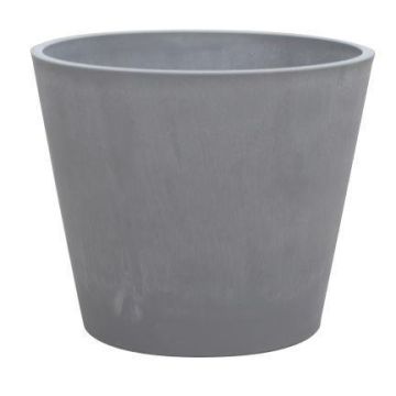 Pot de fleurs SUAVIA en béton de bois, gris, 40,5 cm, Ø 50 cm Pot de fleurs SUAVIA en béton de bois, gris, 40,5 cm, Ø 50 cm