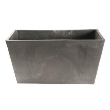 Jardinière ANDIF en béton de bois, anthracite, 100 x 32 x 49 cm Jardinière ANDIF en béton de bois, anthracite, 100 x 32 x 49 cm