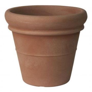 Pot de fleurs en plastique MYRDEN, terre cuite, 44 cm, Ø 51 cm Pot de fleurs en plastique MYRDEN, terre cuite, 44 cm, Ø 51 cm