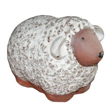 Figurine d'animal « Mouton ZENARA » en céramique, émaillée, blanche, 17 x 11 x 12 cm Figurine d'animal « Mouton ZENARA » en céramique, émaillée, blanche, 17 x 11 x 12 cm
