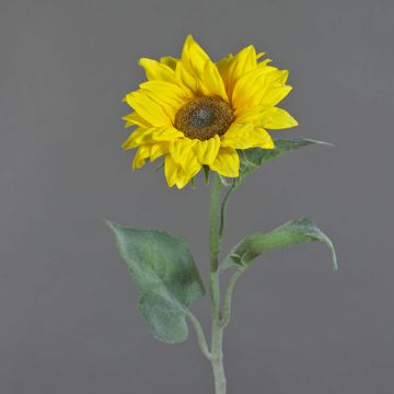 Fleur artificielle tournesol LUPITA, jaune, 80cm, Ø17cm