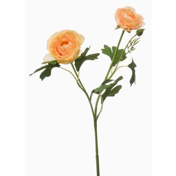 Rameau décoratif de renoncules FLORANCE, couleur pêche, 45cm Rameau décoratif de renoncules FLORANCE, couleur pêche, 45cm