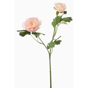 Branche de renoncule artificielle FLORANCE, rose-saumon, 45cm Branche de renoncule artificielle FLORANCE, rose-saumon, 45cm
