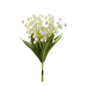 Muguet artificiel MELODY, blanc, 20cm, Ø1cm Muguet artificiel MELODY, blanc, 20cm, Ø1cm