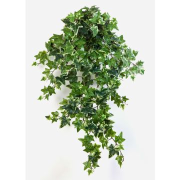 Buisson de lierre artificiel LUKA, à piquer, vert-blanc, 70cm