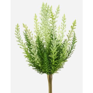 Bruyère synthétique ELSAWO sur tige, crossdoor, blanc-vert, 30cm