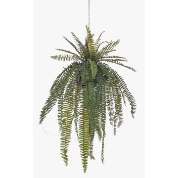 Fougère épée décorative en pot suspendu motte de terre MAXROL, racines, suspendue, verte, 85cm
