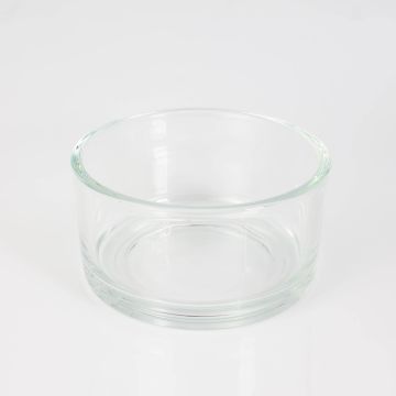 Mini coupe en verre / coupelle décorative VERA EARTH, transparent, 8cm, Ø 15cm
