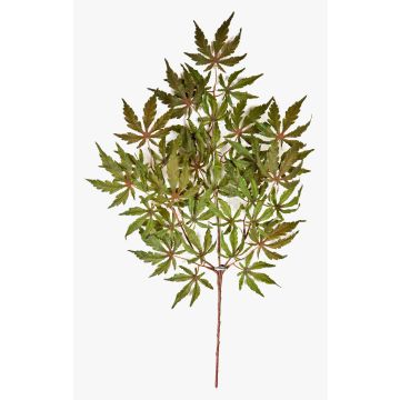 Branche décorative d'érable japonais AKAYO, vert-rouge, 60cm