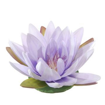 Fleur décorative de lotus SUADO, flottante, violette, 6 cm, Ø 15 cm Fleur décorative de lotus SUADO, flottante, violette, 6 cm, Ø 15 cm
