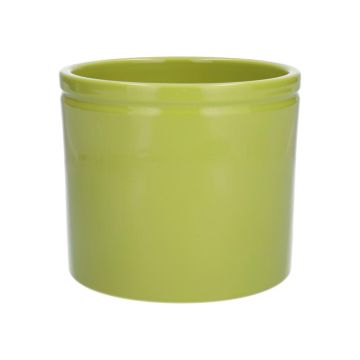 Pot en céramique ALCHIBA, vert pomme, 17,6 cm, Ø 19,4 cm Pot en céramique ALCHIBA, vert pomme, 17,6 cm, Ø 19,4 cm