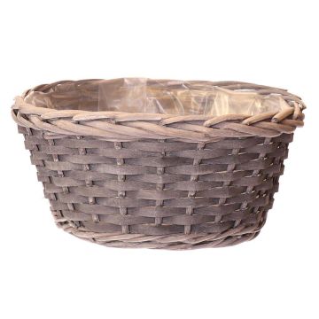 Corbeille à plantes NAZARIO, gris, 13cm, Ø26cm