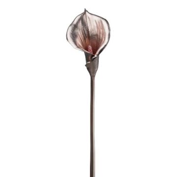 Fleur artificielle Calla JALRIM, rose-or métallisé, 70 cm, 10 x 16 cm Fleur artificielle Calla JALRIM, rose-or métallisé, 70 cm, 10 x 16 cm