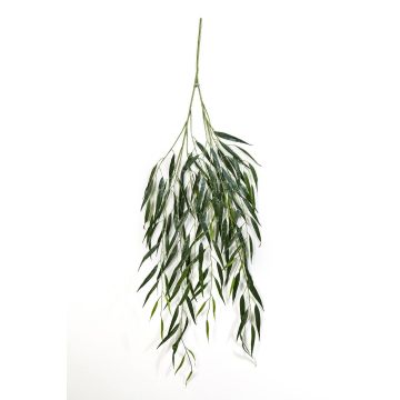 Branche artificielle de saule pleureur TALIN, difficilement inflammable, verte, 130cm
