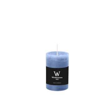 Bougie pilier AURORA, gris-bleu, 9cm, Ø5,8cm, 30h - Made in Germany Bougie pilier AURORA, gris-bleu, 9cm, Ø5,8cm, 30h - Made in Germany