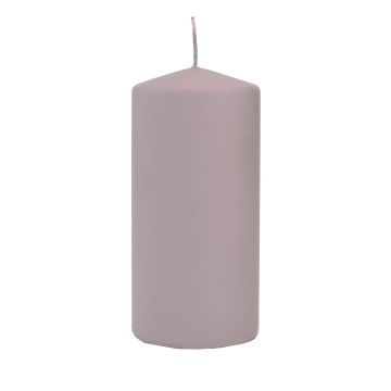 Bougie votive LYCANTHIA, Frosted Pastel, mauve, 15cm, Ø7cm, 63h