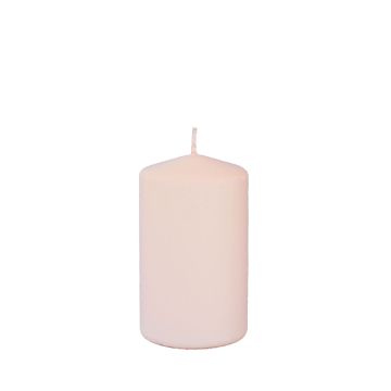 Bougie votive LYCANTHIA, Frosted Pastel, nude, 10cm, Ø6cm, 33h