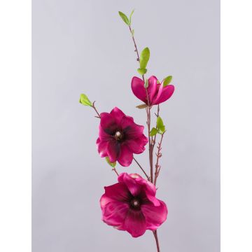 Branche de magnolia artificielle FINAH, rose vif, 90 cm, Ø 9-15 cm Branche de magnolia artificielle FINAH, rose vif, 90 cm, Ø 9-15 cm