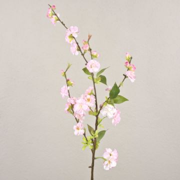 Branche décorative de cerisier en fleurs VALESKA, rose, 85cm