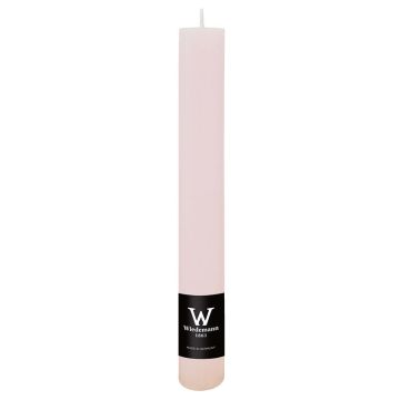 Bougie cylindrique AURORA, rose clair, 20 cm, Ø 3,5 cm, 23 h - Fabriquée en Allemagne Bougie cylindrique AURORA, rose clair, 20 cm, Ø 3,5 cm, 23 h - Fabriquée en Allemagne