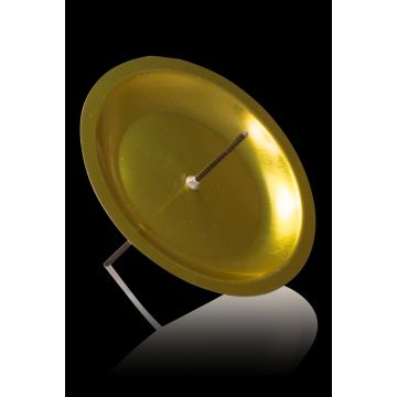 Pique-bougies en métal KRISTOFFER pour couronne de l'Avent, pour bougies d'environ Ø 5 cm, doré, 8 cm, Ø 12 cm Pique-bougies en métal KRISTOFFER pour couronne de l'Avent, pour bougies d'environ Ø 5 cm, doré, 8 cm, Ø 12 cm