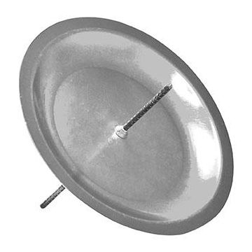 Pique-bougie en métal KRISTOFFER pour couronne de l'Avent, pour bougies d'environ Ø 5 cm, argent, 8 cm, Ø 12 cm Pique-bougie en métal KRISTOFFER pour couronne de l'Avent, pour bougies d'environ Ø 5 cm, argent, 8 cm, Ø 12 cm