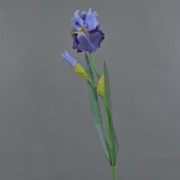 Iris en tissu ALYSSA, bleu, 70cm, Ø13cm