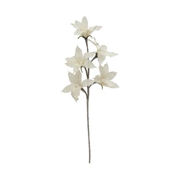 Branche décorative de clématite KATY, crossdoor, blanc, 100cm, Ø12-14cm