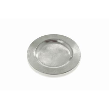 Porte-bougie rond GREGORIA en métal, pour bougies de Ø 8 à 10 cm, argenté, Ø 14 cm Porte-bougie rond GREGORIA en métal, pour bougies de Ø 8 à 10 cm, argenté, Ø 14 cm