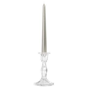 Bougeoir en verre ANAMARIA pour bougies cylindriques, transparent, 15,3 cm, Ø 6 cm Bougeoir en verre ANAMARIA pour bougies cylindriques, transparent, 15,3 cm, Ø 6 cm