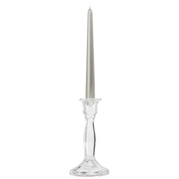 Bougeoir en verre ANAMARIA pour bougies cylindriques, transparent, 19 cm, Ø 6 cm Bougeoir en verre ANAMARIA pour bougies cylindriques, transparent, 19 cm, Ø 6 cm