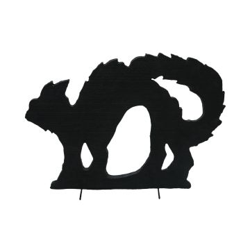 Halloween Dekoration Silhouette Katze SPOOKY CAT, schwarz, 43cm Halloween Dekoration Silhouette Katze SPOOKY CAT, schwarz, 43cm