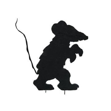 Halloween Dekoration Silhouette Maus SPOOKY MOUSE, schwarz, 56cm Halloween Dekoration Silhouette Maus SPOOKY MOUSE, schwarz, 56cm