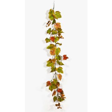 Guirlande de vigne artificielle ATHINA, vert-orange, 180cm Guirlande de vigne artificielle ATHINA, vert-orange, 180cm