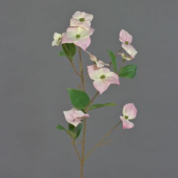 Branche décorative Cornouiller du Japon KOHANA, en fleurs, rose, 70cm Branche décorative Cornouiller du Japon KOHANA, en fleurs, rose, 70cm