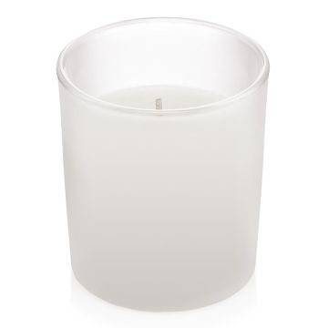 Bougie en cire MAHESH en verre, blanc mat, 8,3cm, Ø7,3cm, 30h Bougie en cire MAHESH en verre, blanc mat, 8,3cm, Ø7,3cm, 30h