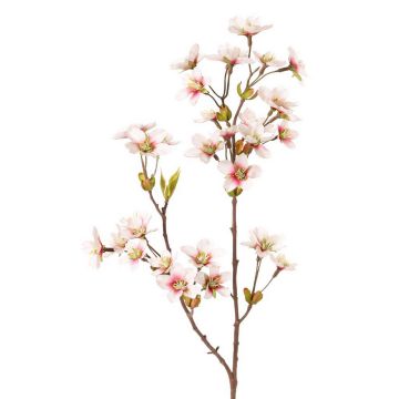 Branche décorative de pommier en fleurs SADAKA, blanc-rose, 85cm, Ø4cm Branche décorative de pommier en fleurs SADAKA, blanc-rose, 85cm, Ø4cm