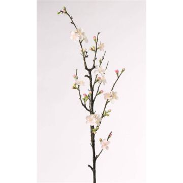 Branche décorative de pommier en fleurs SADAKA, blanc-rose, 85cm